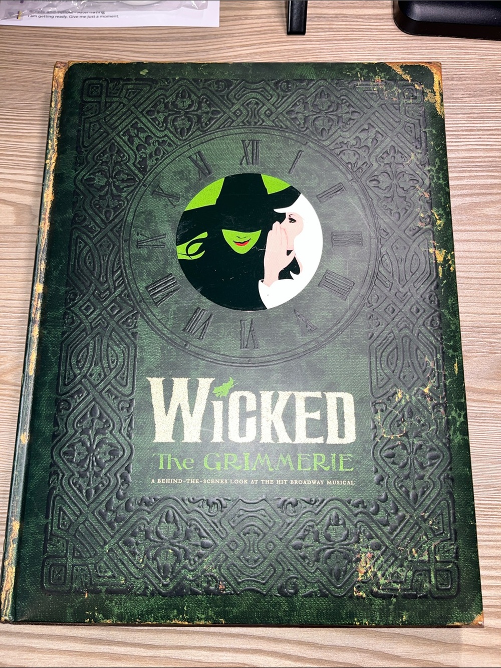 Wicked The Grimmerie Green Collectible Book